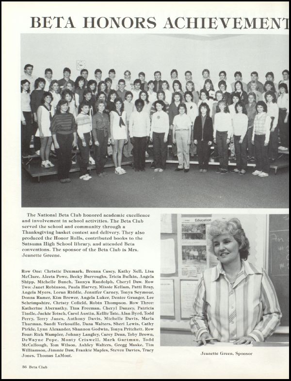 Yearbook Page