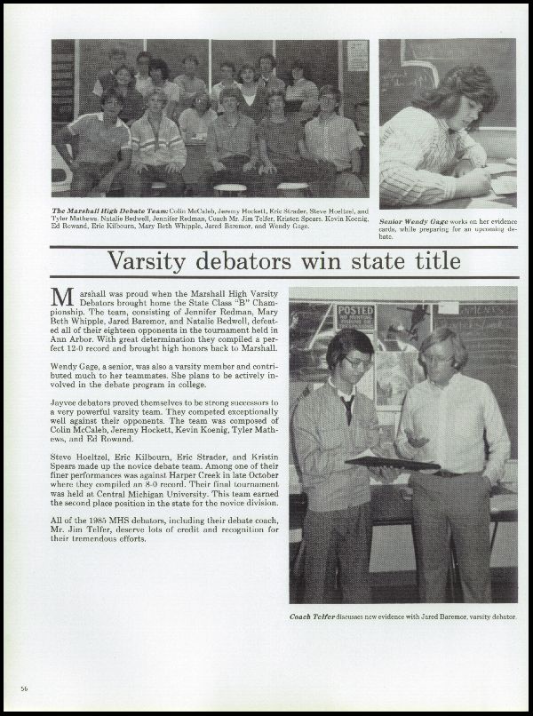 Yearbook Page