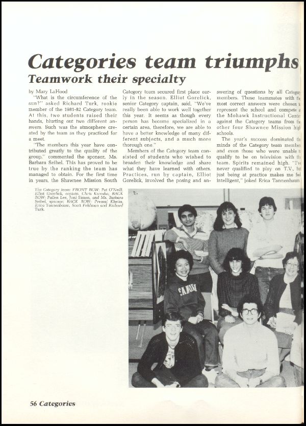 Yearbook Page