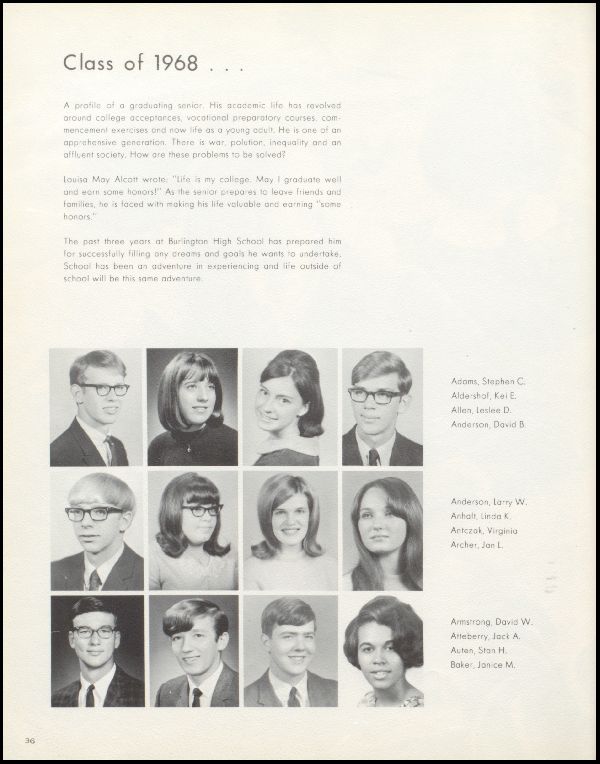 Class of 1968 Yearbook