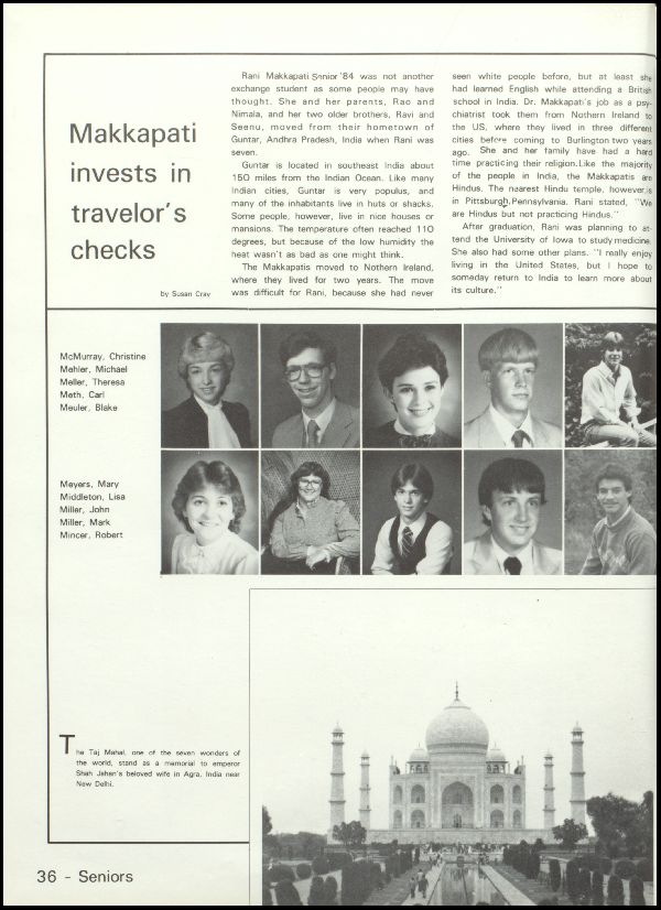 Class of 1984 Yearbook