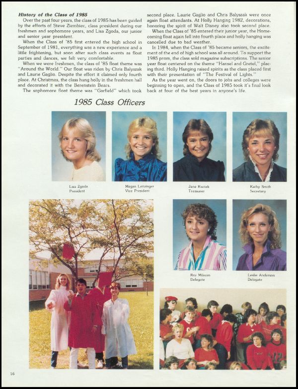 Class of 1985 Yearbook