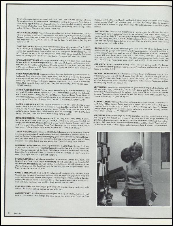 Yearbook Page