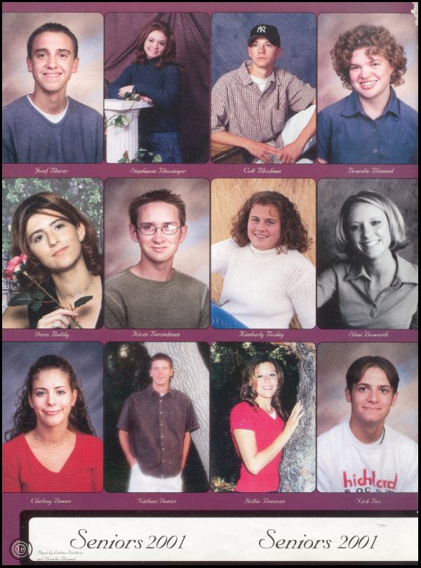 Class of 2001 Yearbook