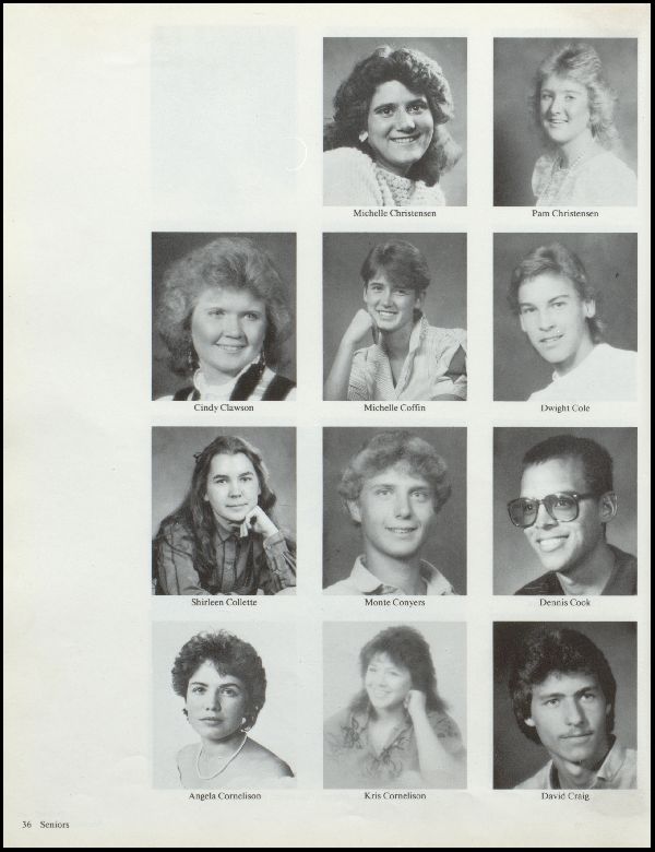 Class of 1986 Yearbook