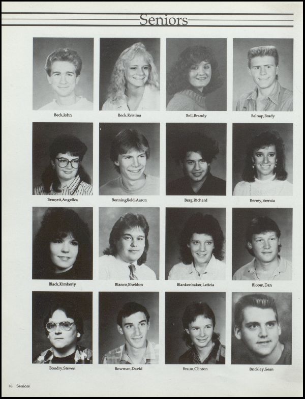 Class of 1988 Yearbook