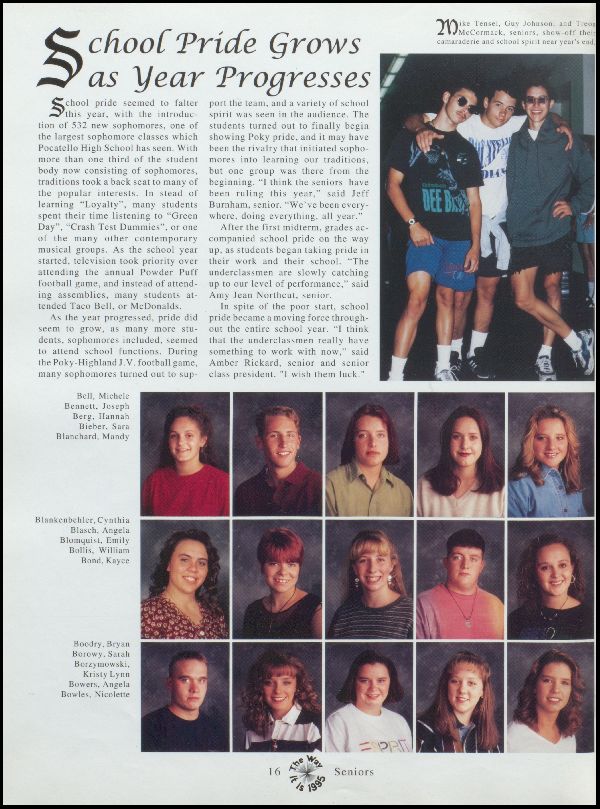 Class of 1995 Yearbook