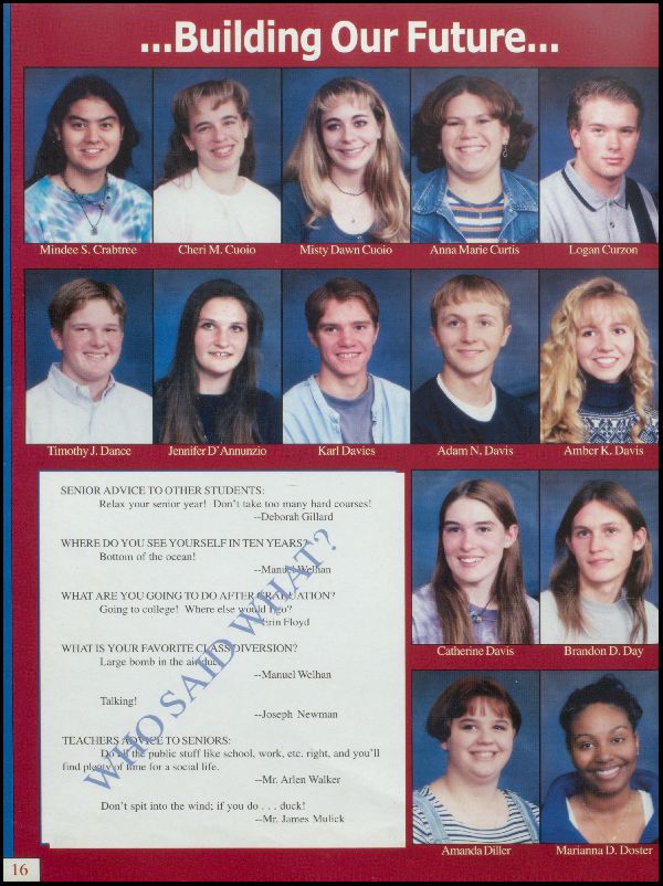 Class of 1998 Yearbook