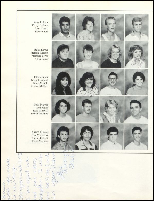 Yearbook Page