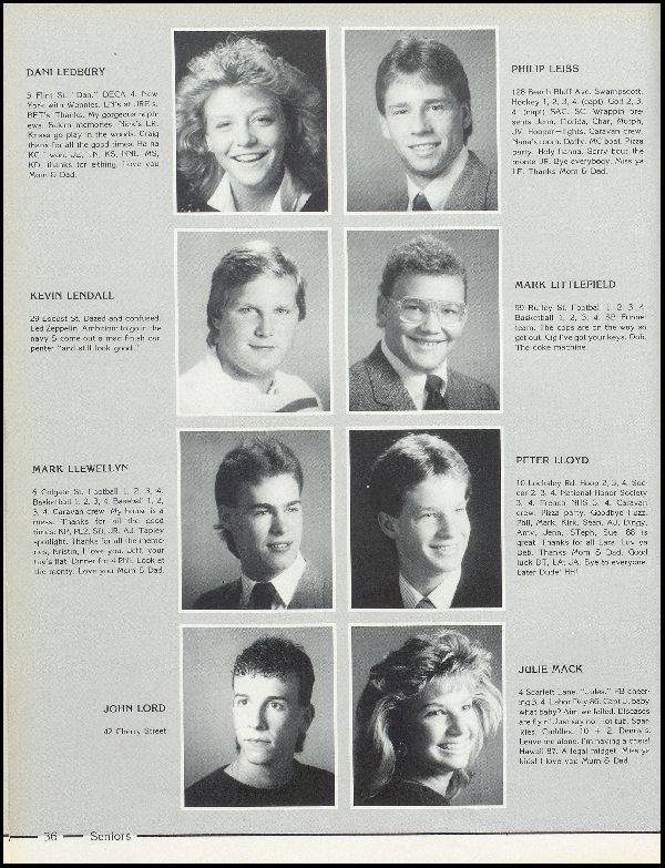 Class of 1988 Yearbook