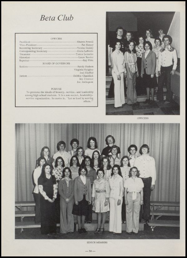 Yearbook Page