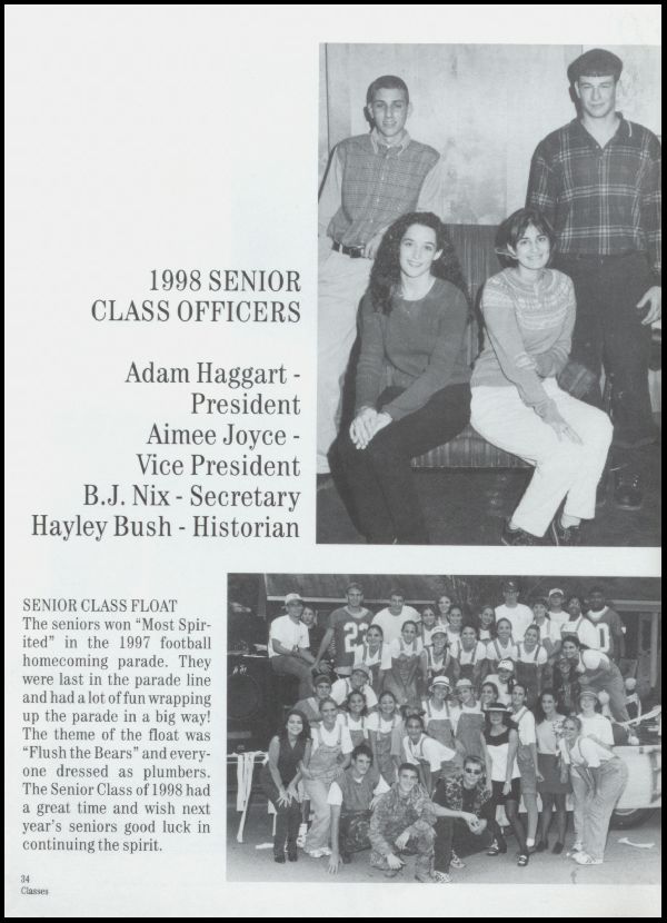 Class of 1998 Yearbook