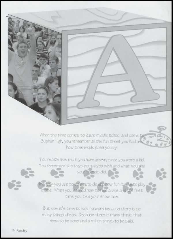 Class of 2001 Yearbook