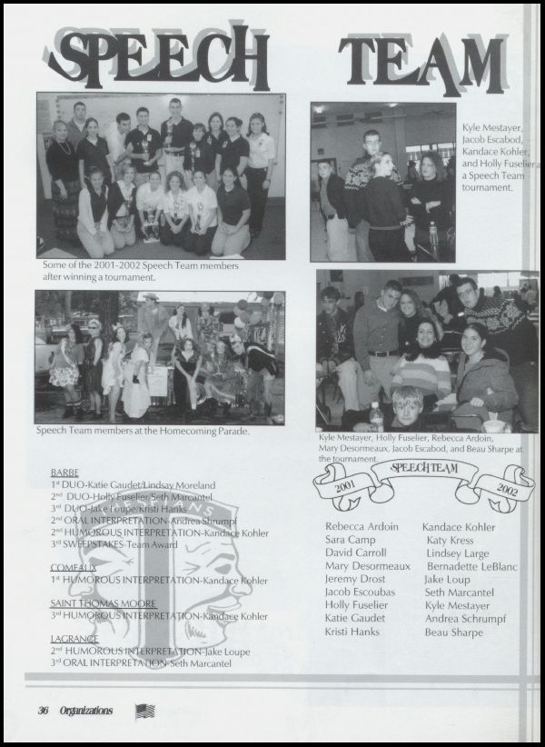 Class of 2002 Yearbook