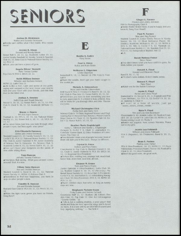 Yearbook Page