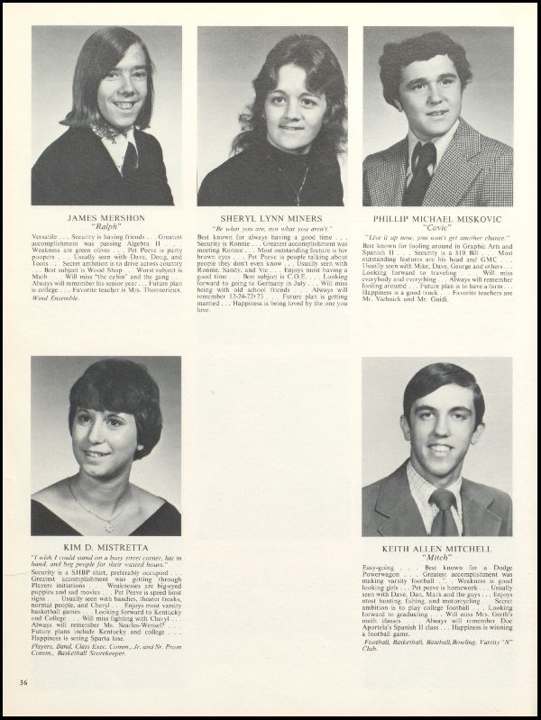 Class of 1975 Yearbook