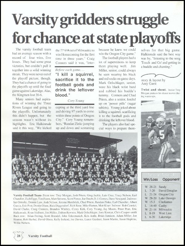 Class of 1993 Yearbook
