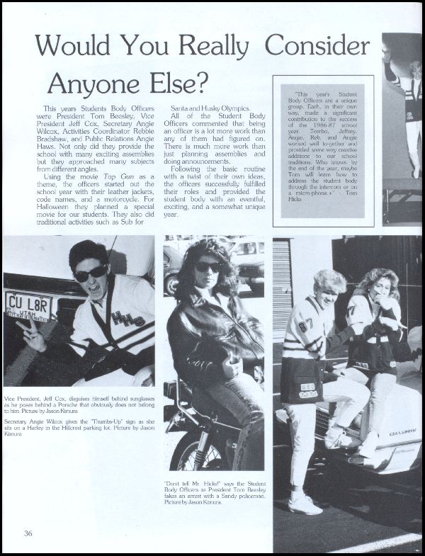 Class of 1987 Yearbook