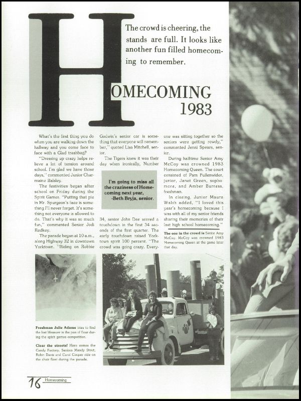 Class of 1984 Yearbook