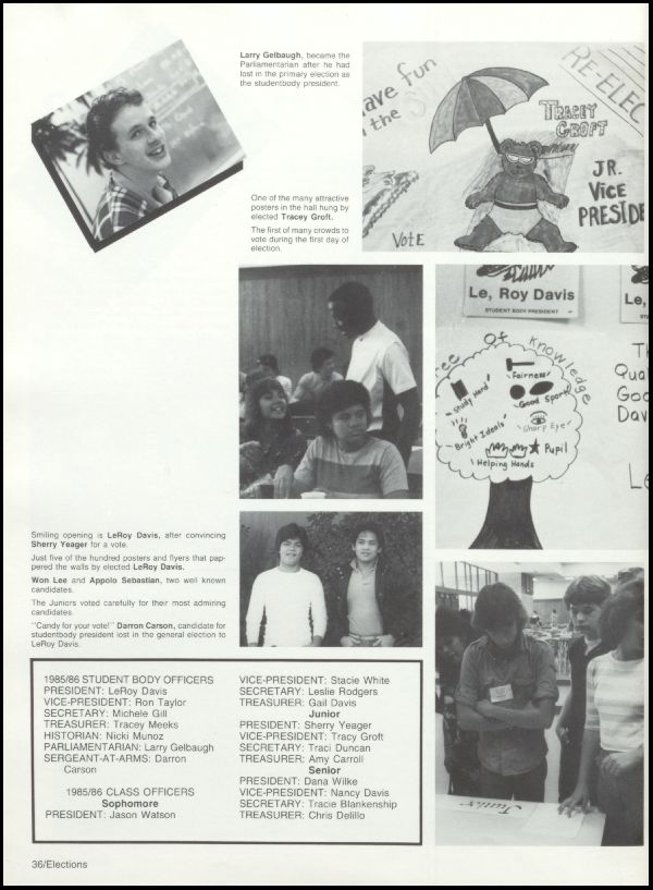 Class of 1986 Yearbook