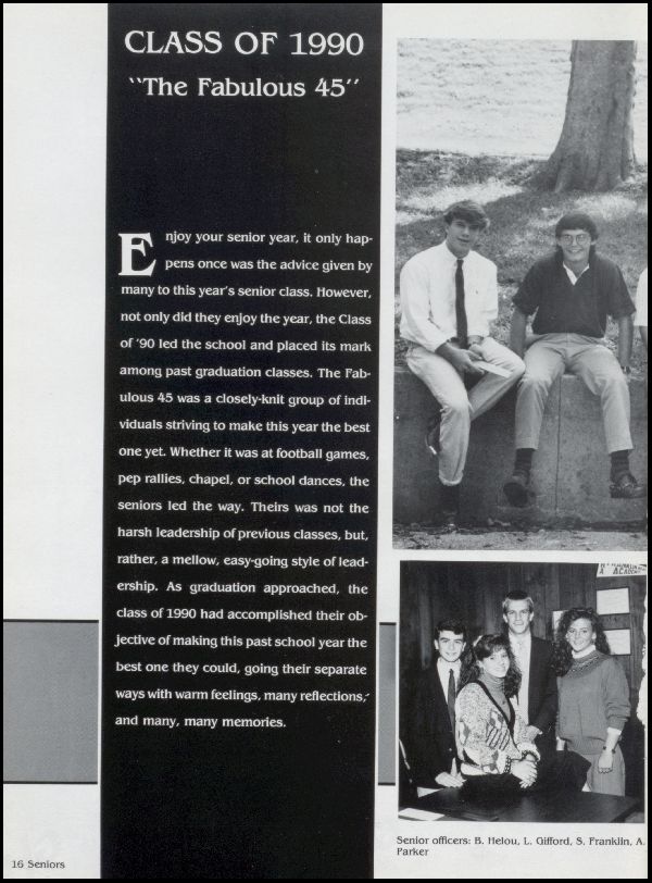 Class of 1990 Yearbook