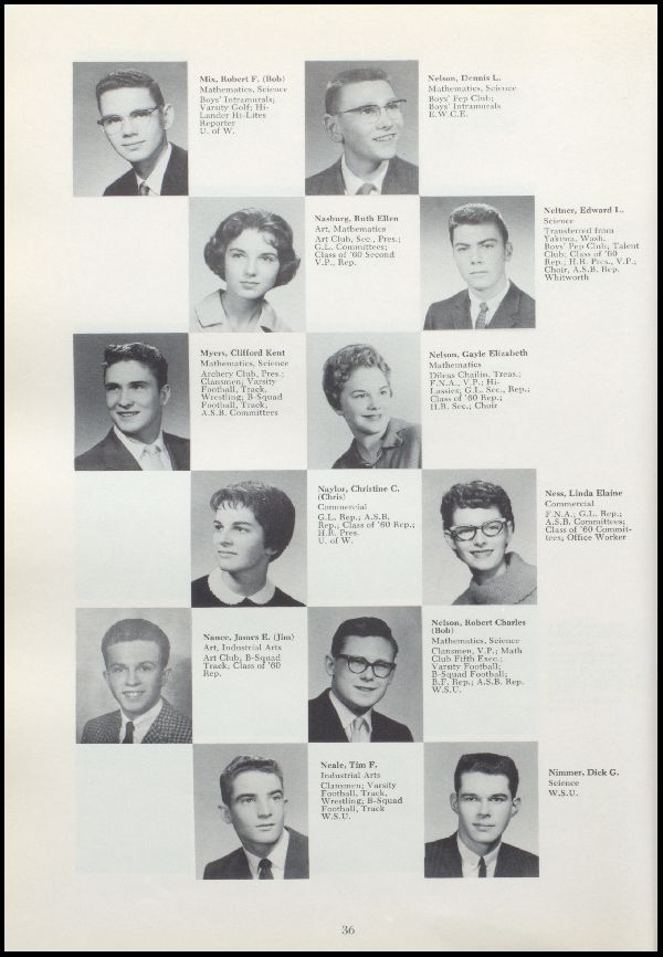 Class of 1960 Yearbook