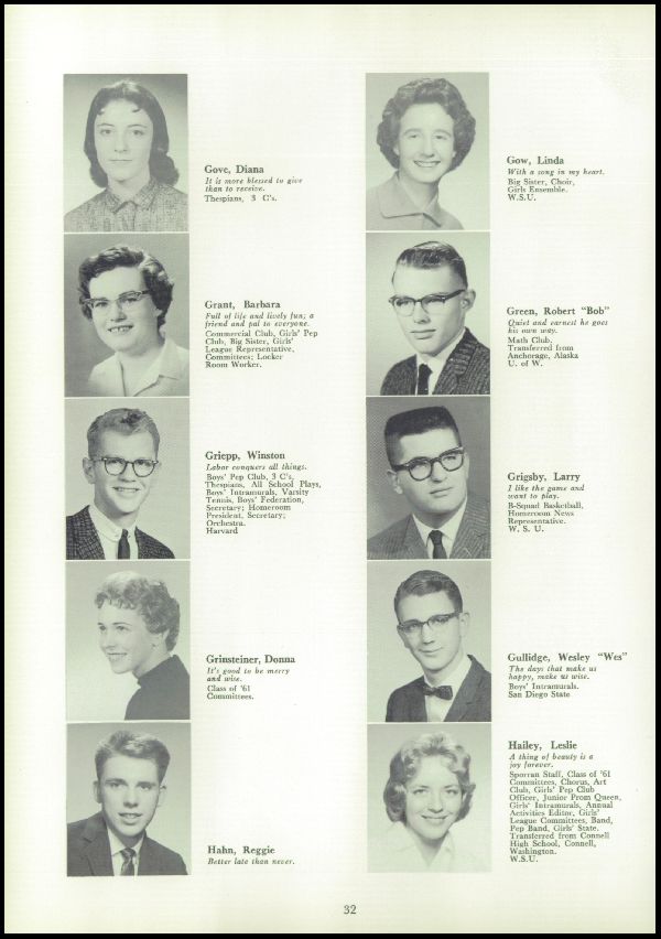 Class of 1961 Yearbook