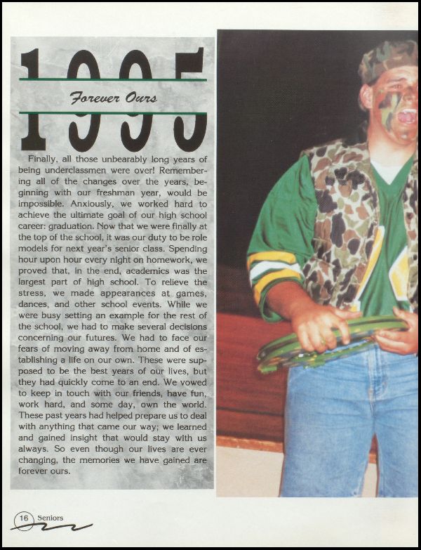 Class of 1995 Yearbook