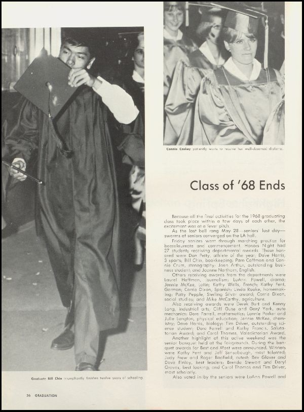 Class of 1968 Yearbook