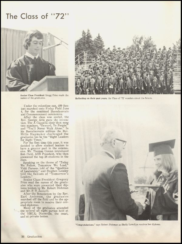 Class of 1972 Yearbook
