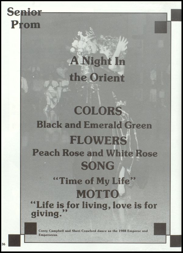 Class of 1988 Yearbook