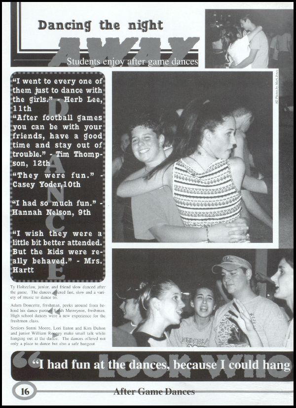 Class of 2001 Yearbook