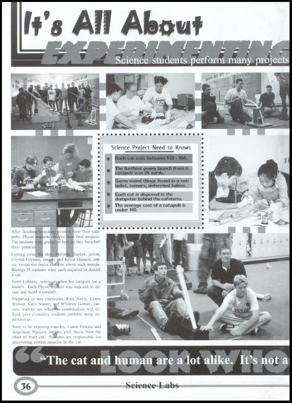 Class of 2001 Yearbook