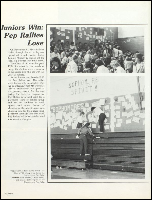 Class of 1985 Yearbook