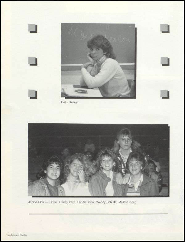 Class of 1986 Yearbook