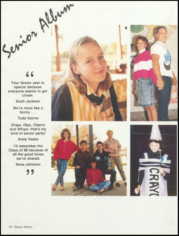 Class of 1988 Yearbook
