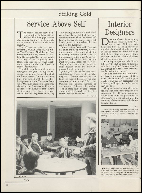 Yearbook Page