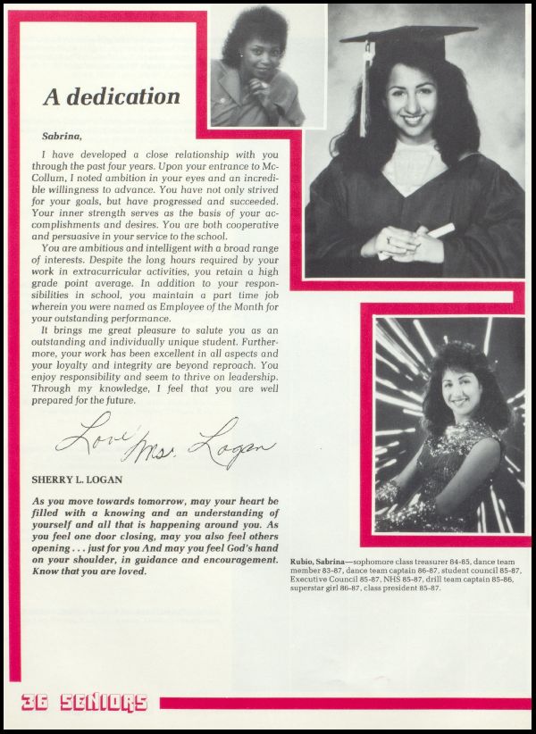 Class of 1987 Yearbook