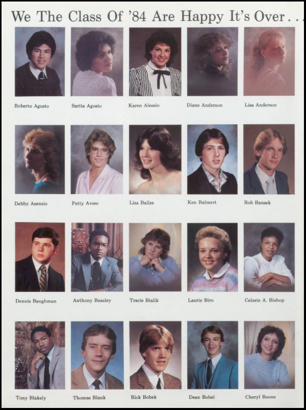 Class of 1984 Yearbook