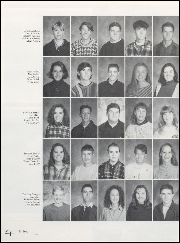 Class of 1995 Yearbook