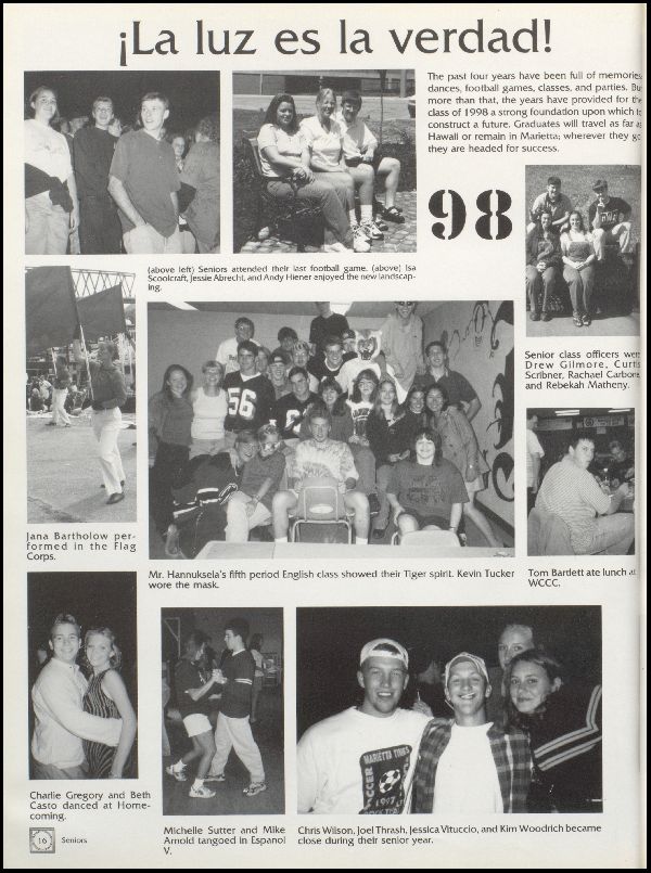 Class of 1998 Yearbook