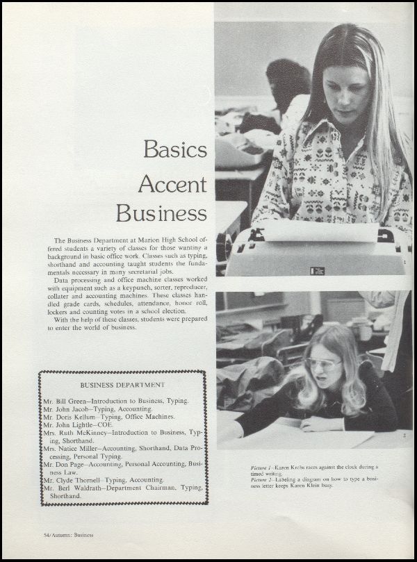 Yearbook Page