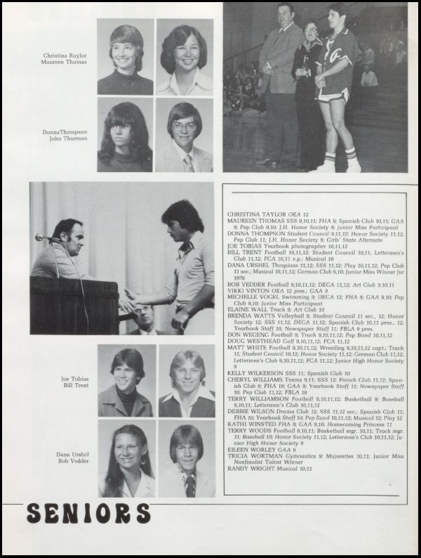 Yearbook Page