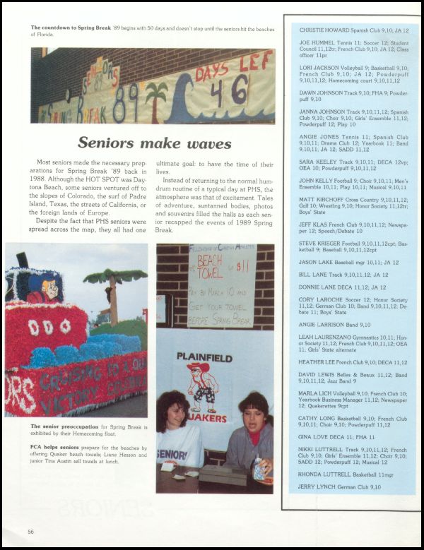 Yearbook Page