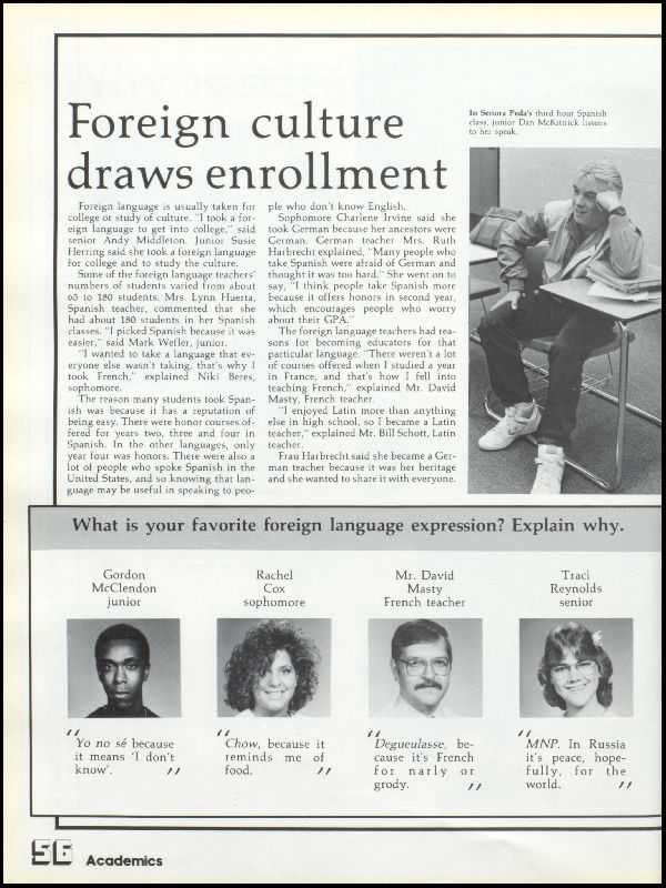 Yearbook Page
