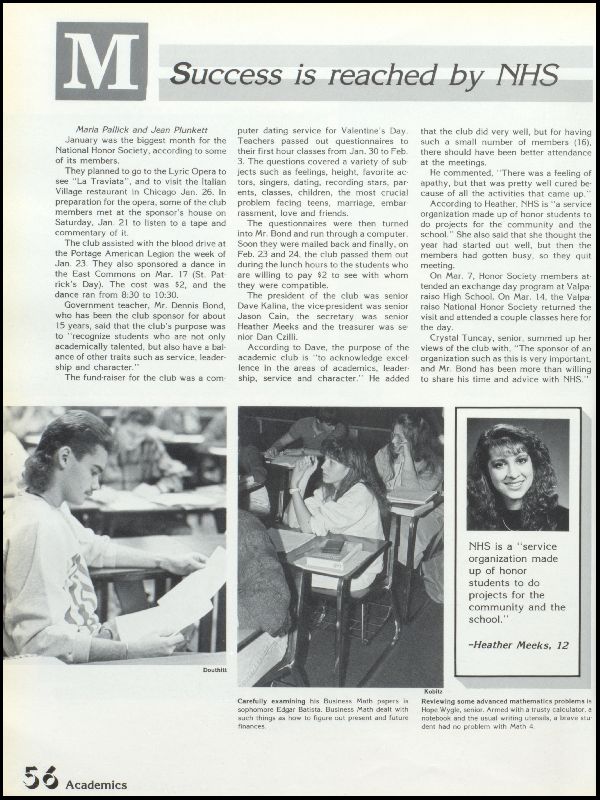 Yearbook Page