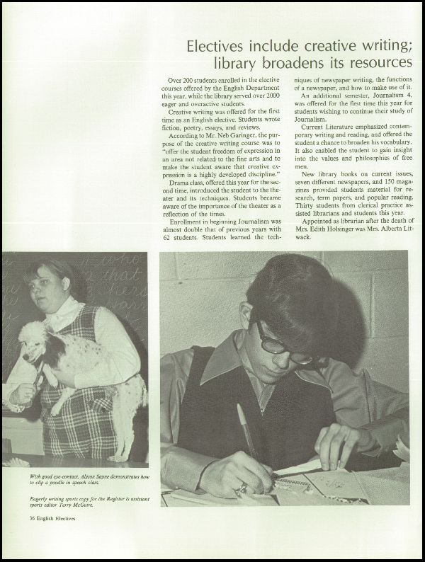 Class of 1971 Yearbook