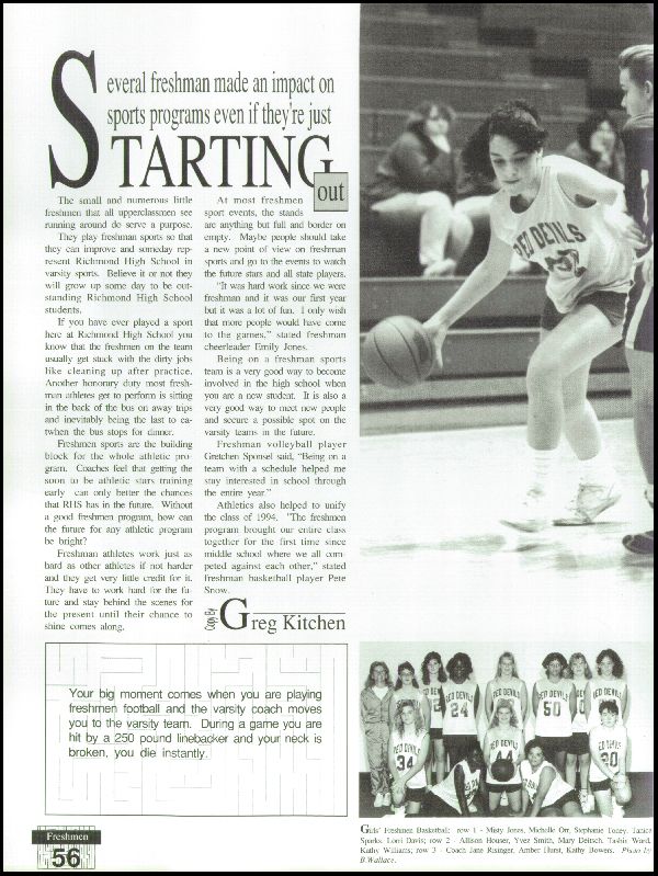 Yearbook Page