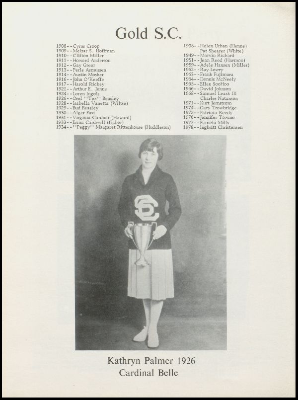 Yearbook Page