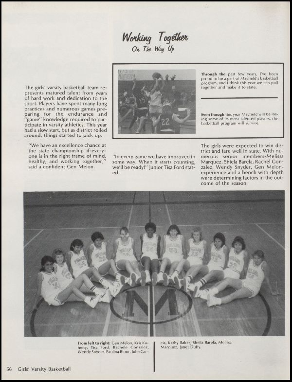 Yearbook Page